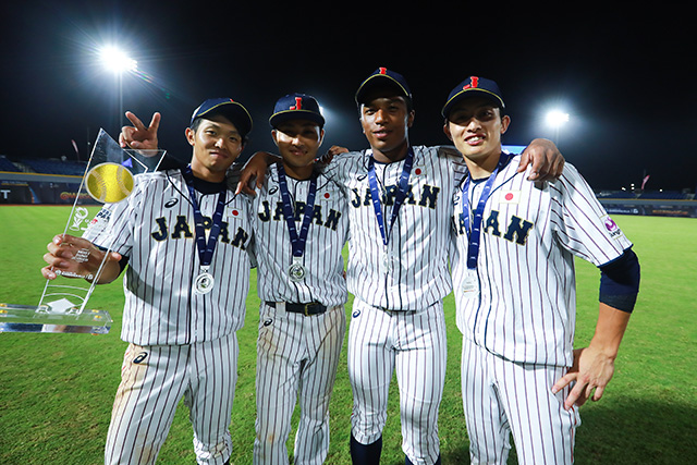 最多得点の島田海吏(阪神)と岸里、宮澤、周東