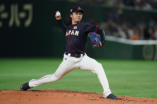 上沢直之5回7奪三振 柳田悠岐4安打4打点などで大勝し日米野球連勝 トップ 試合レポート 野球日本代表 侍ジャパンオフィシャルサイト