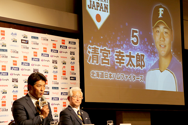 ENEOS侍ジャパンシリーズ2019出場28選手が発表された