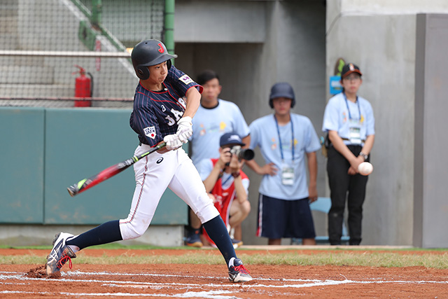 川越昂太郎(東京城南ボーイズ)の内野ゴロで先制