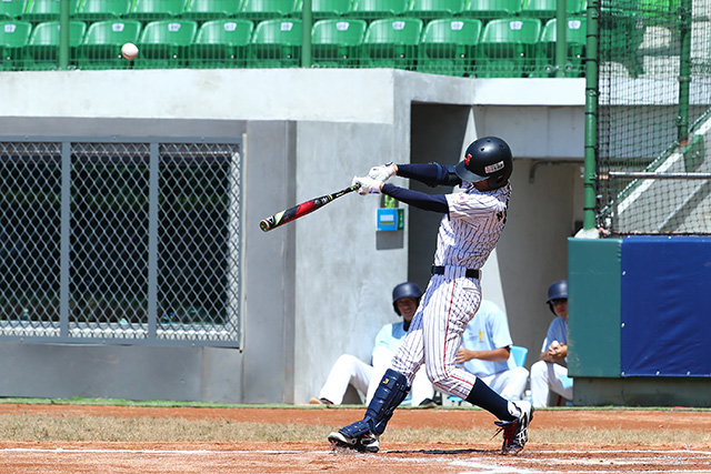 生田目博之介(越谷リトル)の本塁打で先制