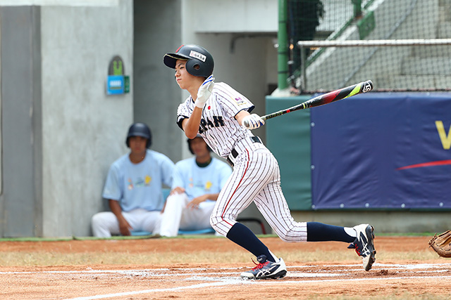 今井蓮(大阪八尾ボーイズ)の内野ゴロで先制