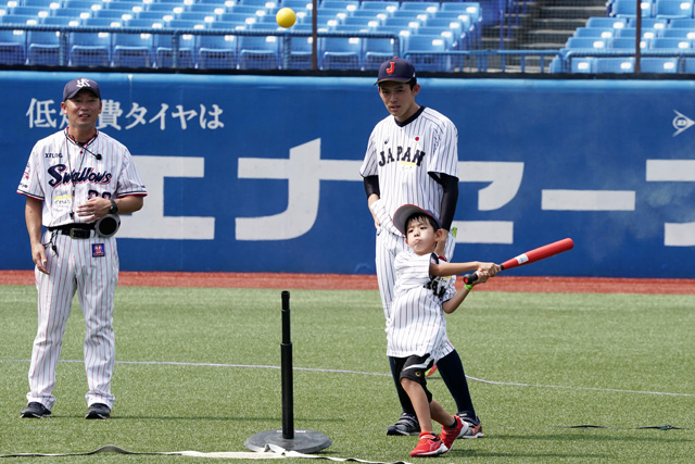 侍ジャパンu 18代表 野球体験イベント みらいの侍 を開催 U 18 チームレポート 野球日本代表 侍ジャパンオフィシャルサイト