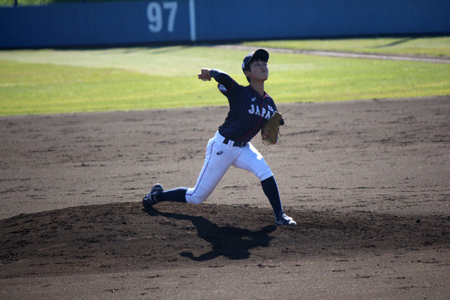 2番手登板の相田千陽(福井工業大学附属福井高2年)