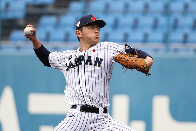 先発の田上遼平(世田谷西リトルシニア)