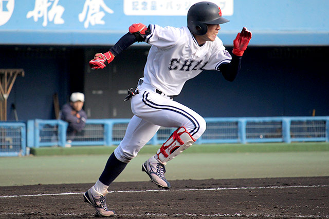 北海道日本ハムファイターズ2位指名の五十幡亮汰(中央大)