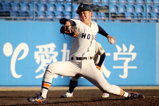 千葉ロッテマリーンズ1位指名の鈴木昭汰(法政大)