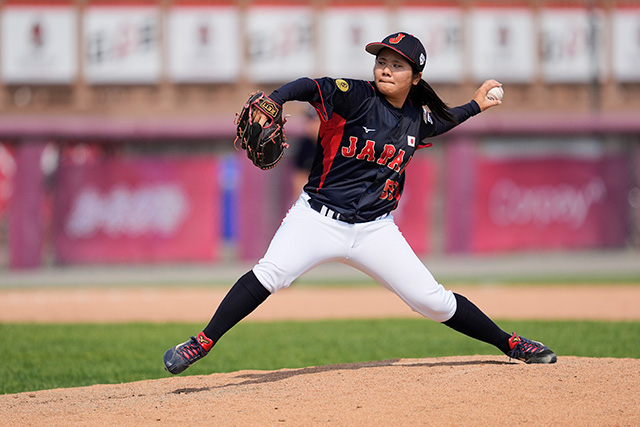 最終回に登板した泰美勝(ZENKO BEAMS)
