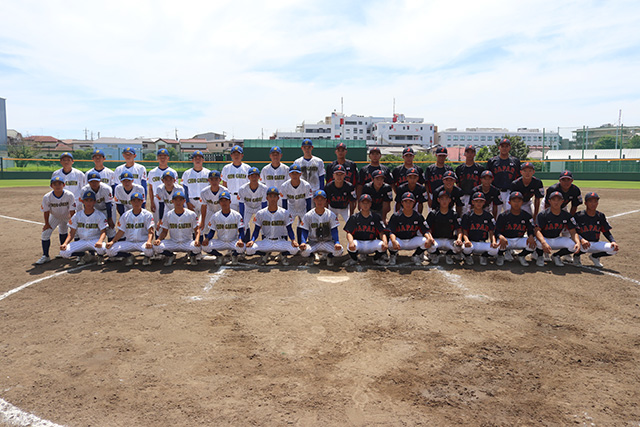 中央学院高と侍ジャパンU-15代表の選手たち