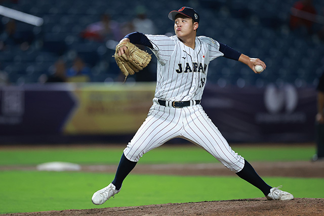 先発の川本晴大(東京城南ボーイズ)