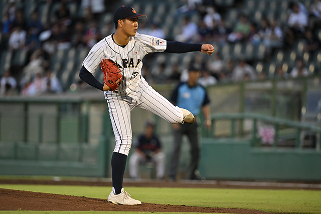 U-18代表先発の中崎琉生(京都国際)