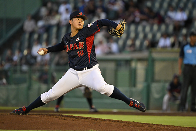 大学代表先発の中村優斗(愛知工業大)