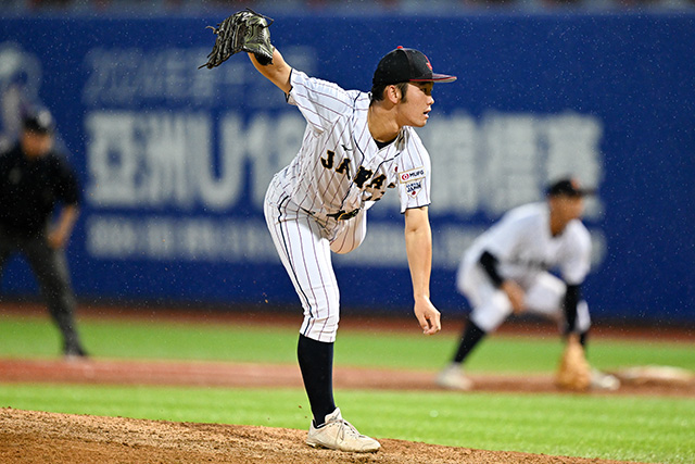 2番手の櫻井椿稀(鶴岡東)
