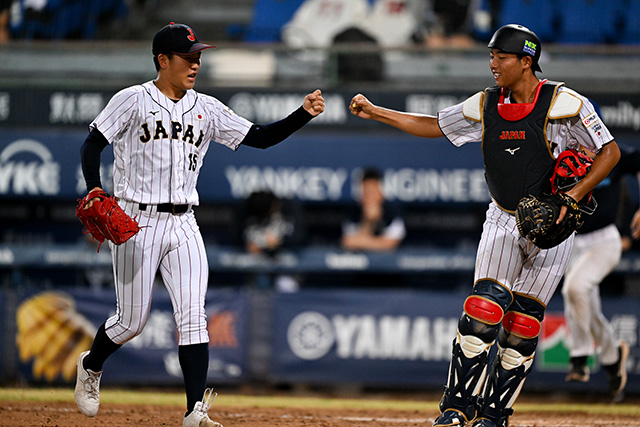 中崎琉生(京都国際)と熊谷俊乃介(関東第一)のバッテリー