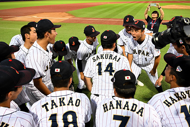 決勝戦の円陣声出しは間木歩(報徳学園)