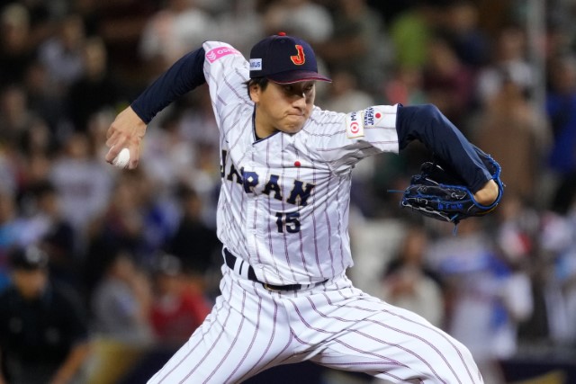 大勢(巨人)が三者凡退に抑えて試合終了