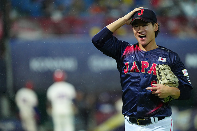 2番手の井上温大(巨人)