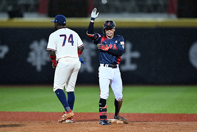 2点タイムリー二塁打を放った五十幡亮汰(日本ハム)