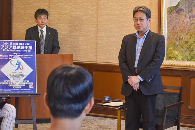 濱里要副知事による挨拶
