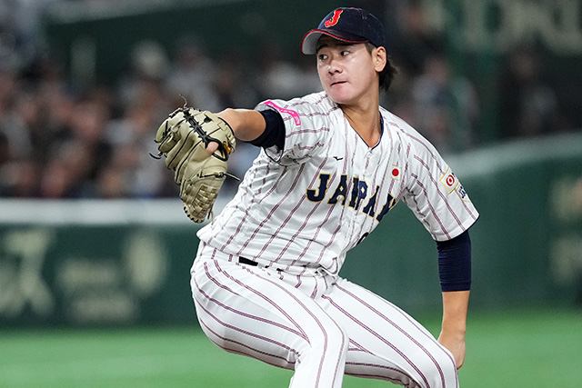 2番手の井上温大(巨人)