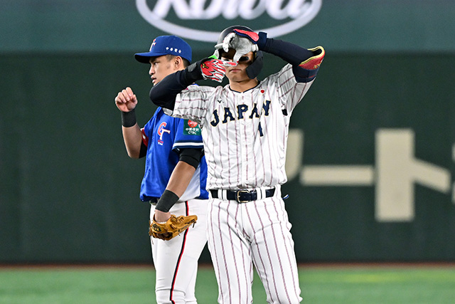2点タイムリー二塁打を放った森下翔太(阪神)