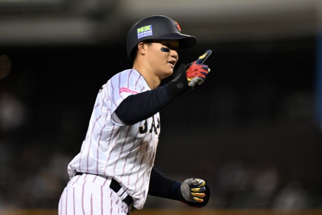 最多得点(13)を受賞した森下翔太(阪神)