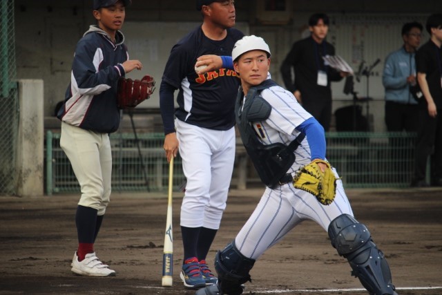 合宿の主将役を務める小堀弘晴(健大高崎)