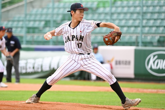 先発の佐橋陸公(湘南ボーイズ)