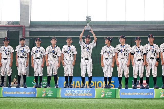 侍ジャパンU-12代表は2019年以来2回目の準優勝