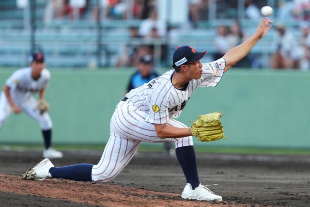 U-18代表先発の下重賢慎(健大高崎)