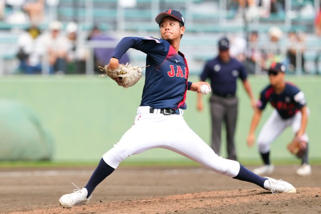 2番手の西村一毅(京都国際)