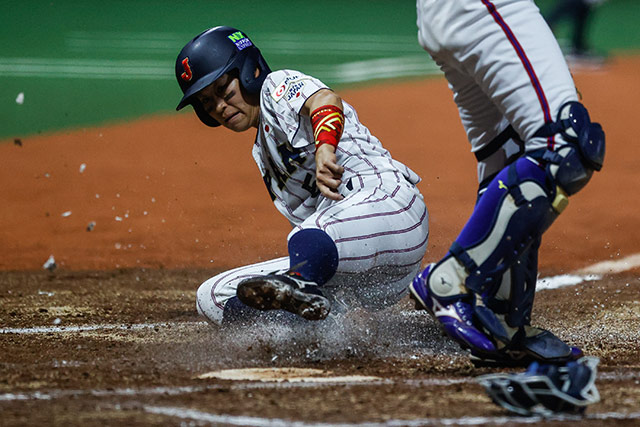 畑中ゆりあ(大阪体育大)はこの日5安打4打点の活躍