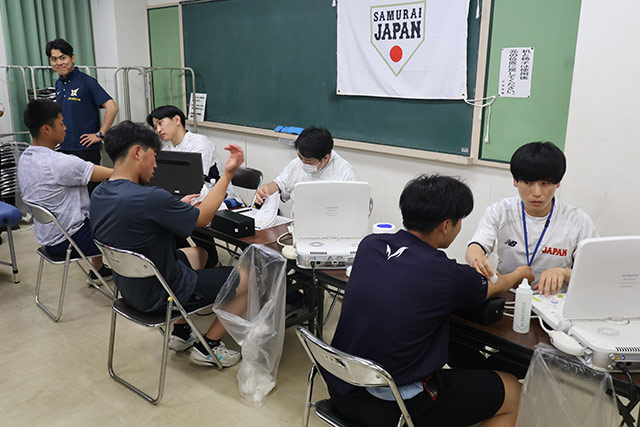 侍ジャパン野球健康診断