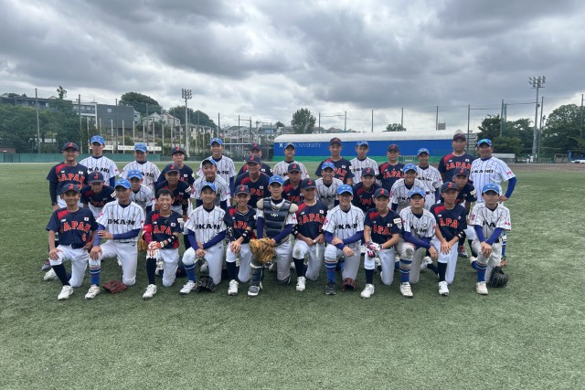 岡野中と記念写真