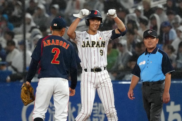 ヒットを放った梶山侑孜(神村学園)
