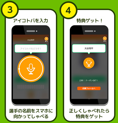 3.選手詳細 4.アイコトバを入力